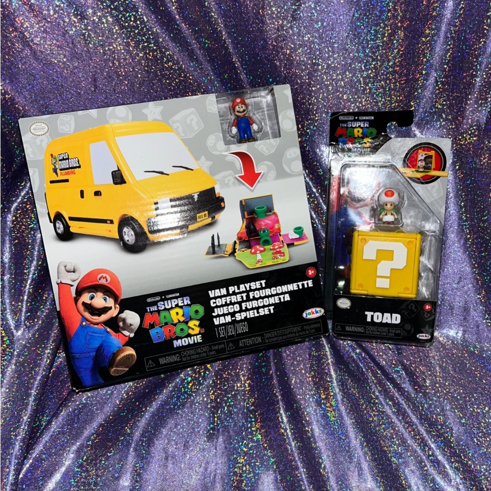 Super Mario Bros van mini playset